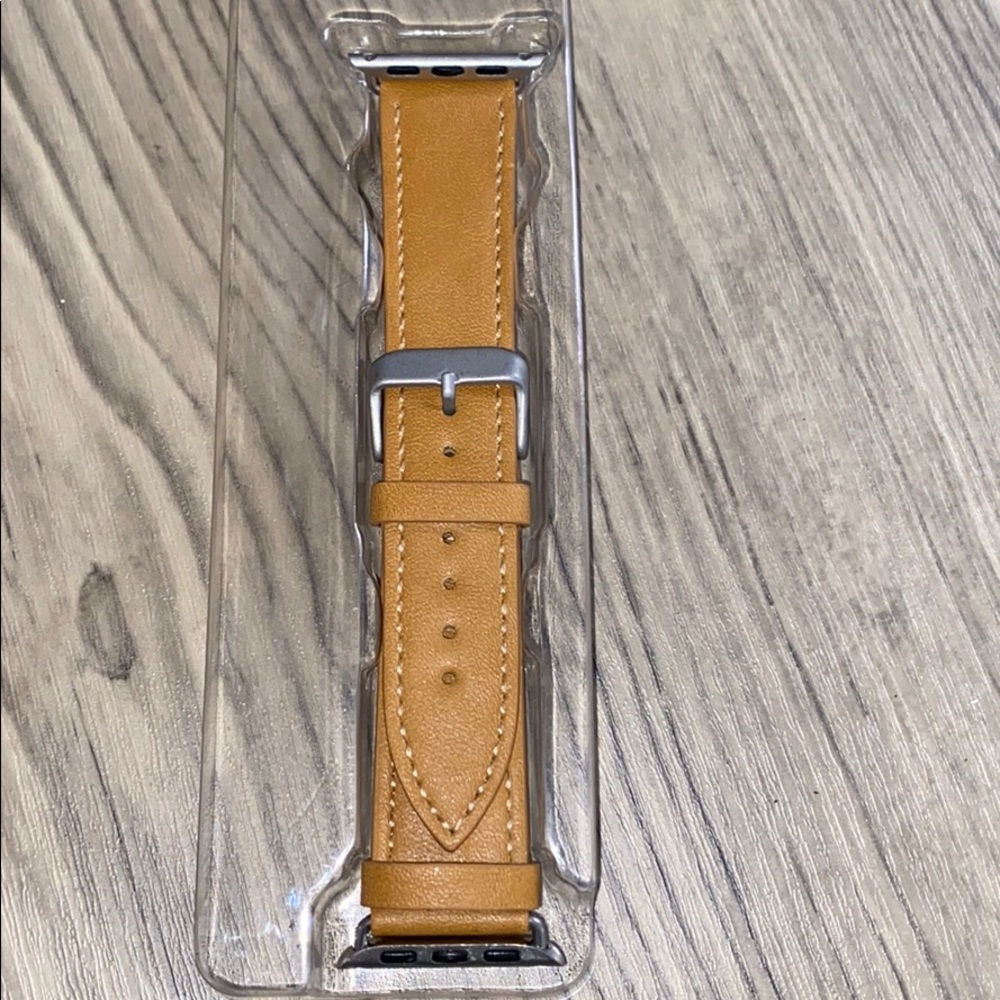 Vegan Leather Apple Band Watch